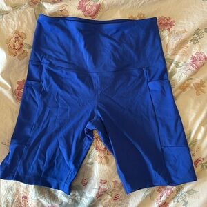 Biker workout shorts